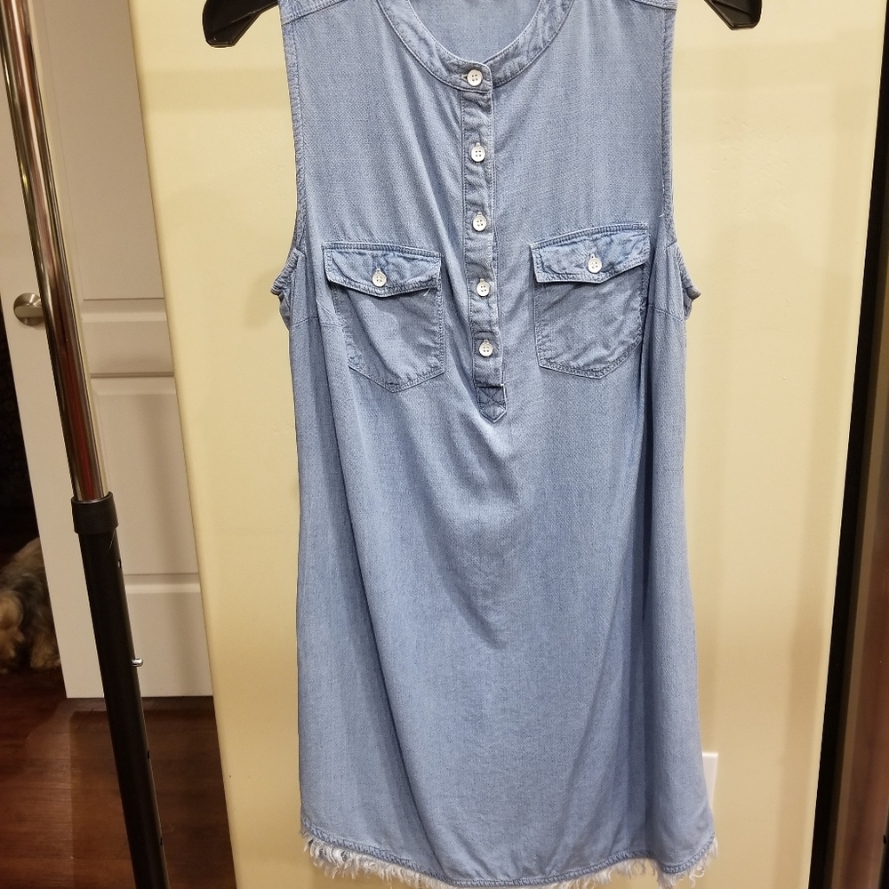 Splendid Breezy & Cute Lightweight Denim Rayon Shirtdress